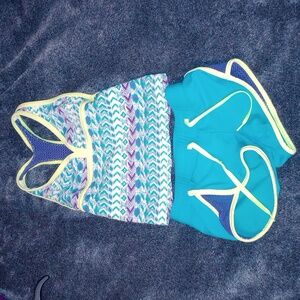 GUC Girls Wave Zone Two-Piece Swim Bathing Suit Size 4/5 T